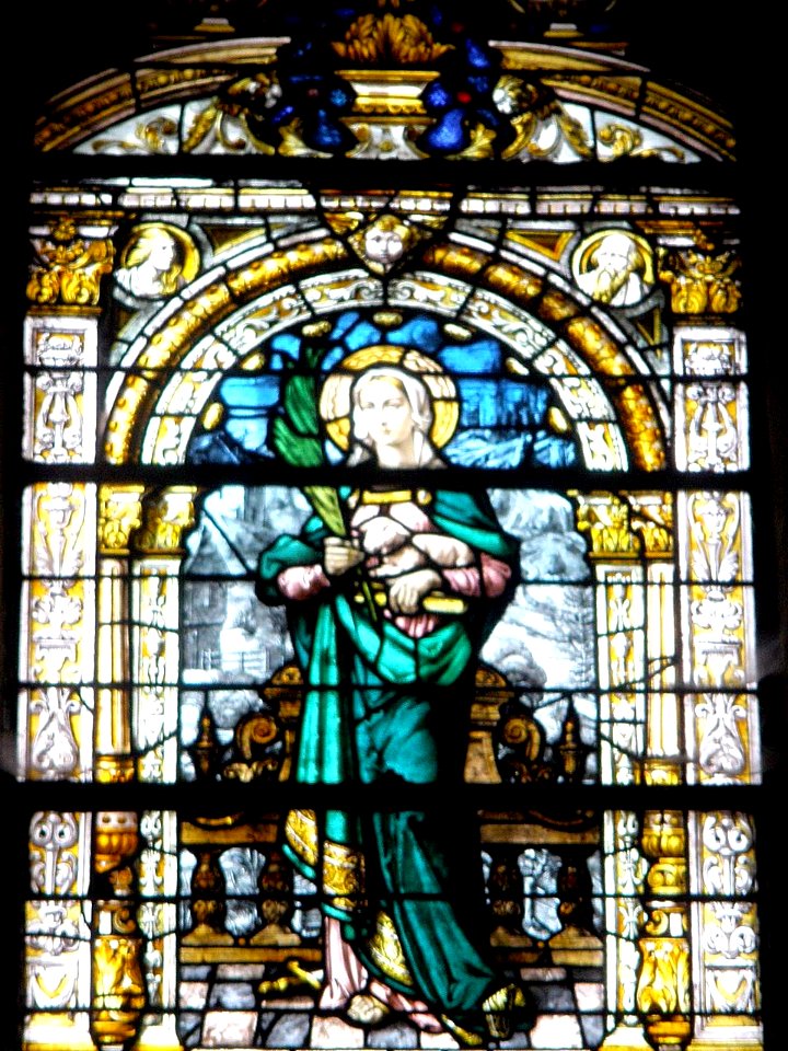 Santurce - Iglesia de San Jorge, vidrieras 1