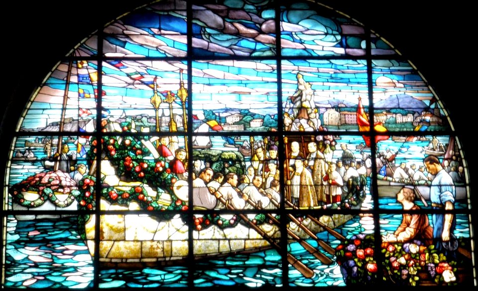 Santurce - Iglesia de San Jorge, vidrieras 4
