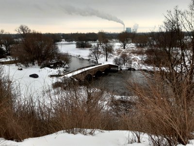 Schafbrücke Ammendorf Winter