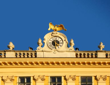 Schönbrunn horloge ouest photo