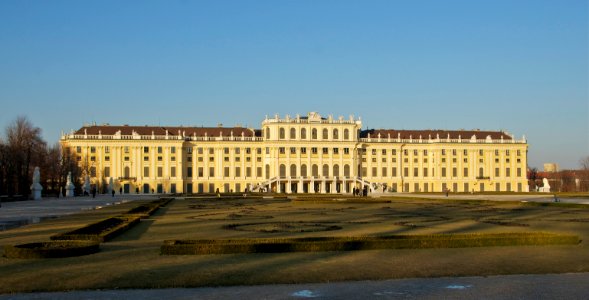 Schönbrunn winter gardens façade