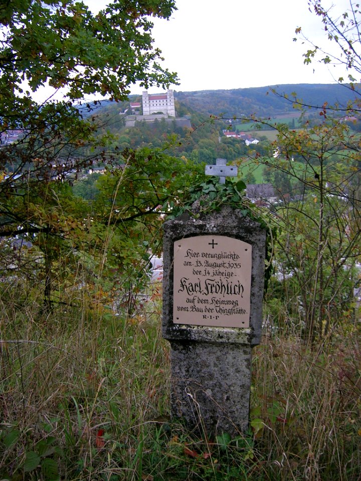 Schönblick Eichstätt -Gedenkstein