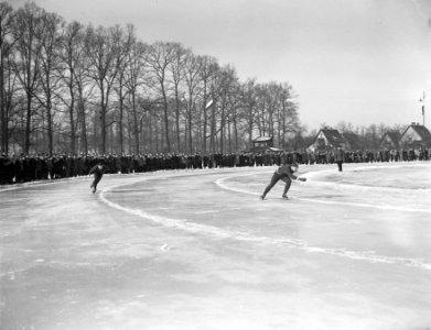 Schaatskampioenschappen langebaan Amersfoort Maarse 1, Van de Voort 2., Bestanddeelnr 906-9965