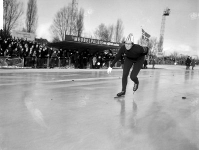 Schaatskampioenschappen op de Jaap Edenbaan te Amsterdam Stien Kaiser Nederlands, Bestanddeelnr 917-2996