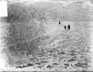 Schaatsen in Volendam. Op de bevroren Gouwzee, Bestanddeelnr 903-8041