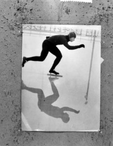 Schaatser (Kislov) in actie, Sovjet Unie, Bestanddeelnr 916-8036