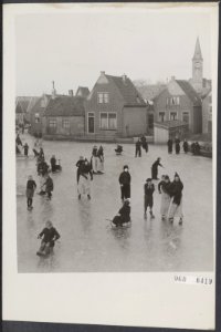 Schaatsers, kinderen, dorpen, Bestanddeelnr 060-0419