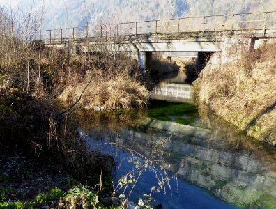 Schaftenau, Brücke der Inntalbahn über den Gießenbach, 1