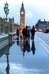 Big ben river urban photo