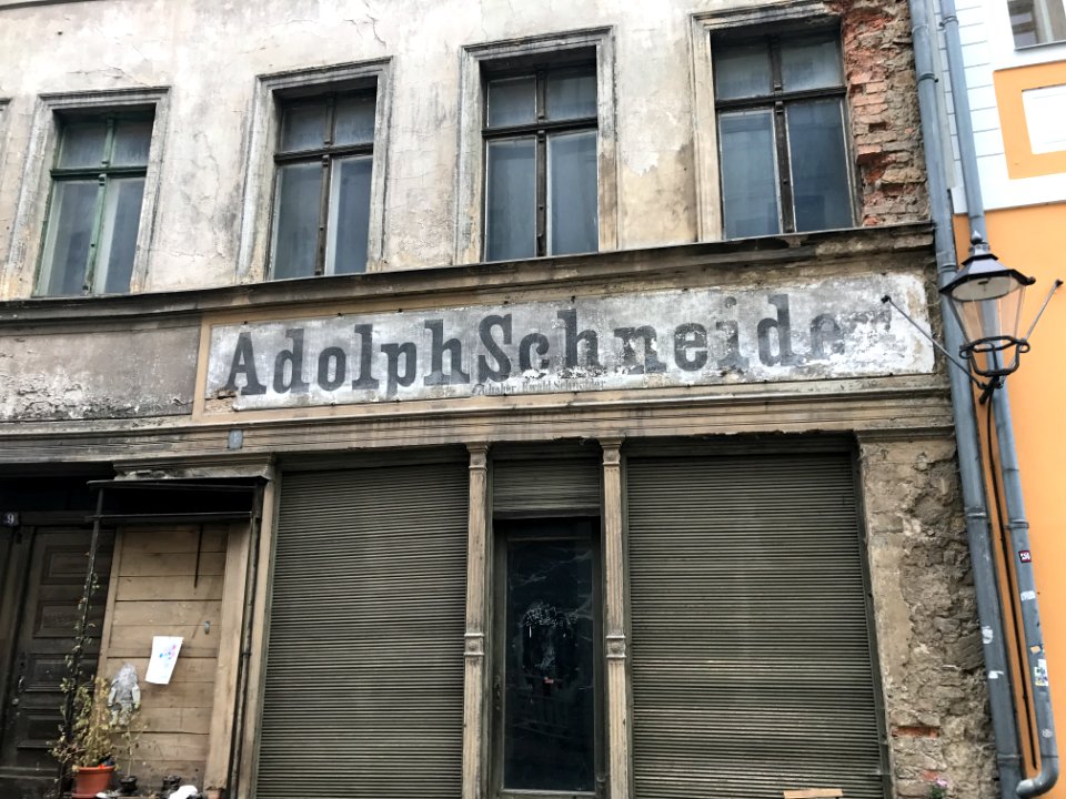 Schaufenster Weberstraße 9 Görlitz (Adolph Schneider)