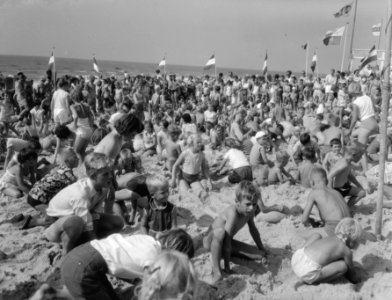 Schatgraverij op het strand van Bergen aan Zee, Bestanddeelnr 909-8037 photo