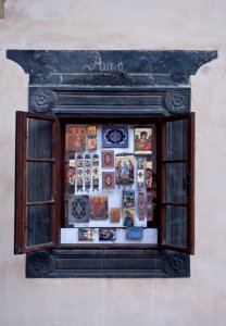 Schallaburg, Fenster im Innenhof