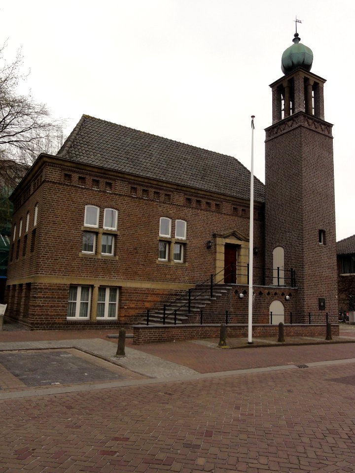 Schaijk (Landerd) voorm. gemeentehuis, architect Jan de Jong