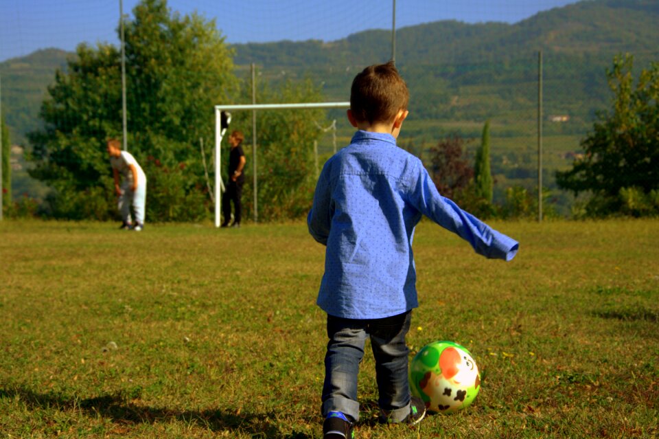 Football field play player