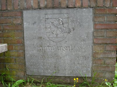 Schaijk, pierre commemorative Gaal