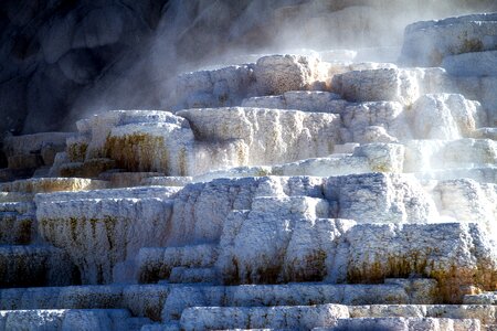 Sinter terassen volcano america