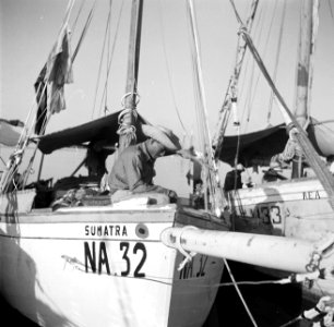 Schepen in de haven van Oranjestad op Aruba, Bestanddeelnr 252-7853