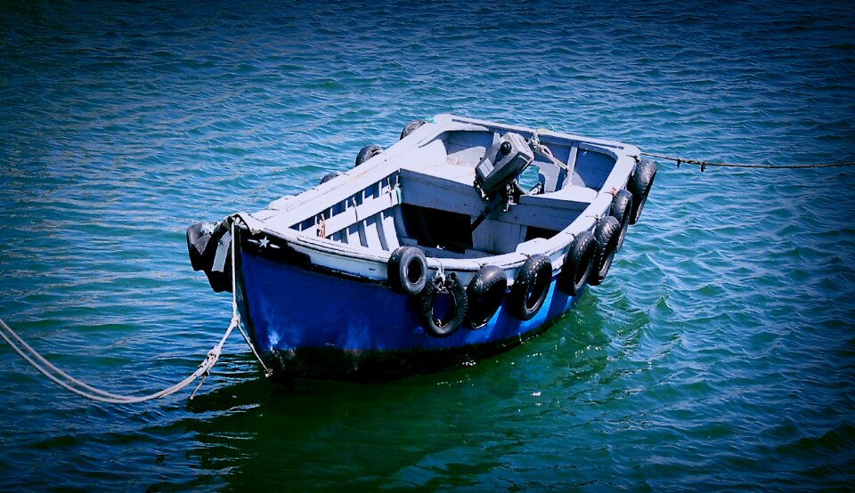 Blue sea port