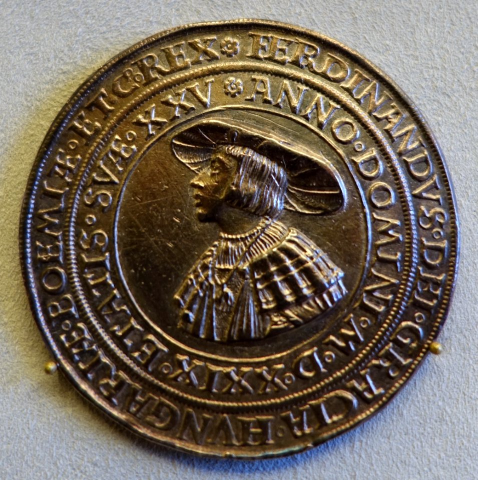 Schautaler (medaille), Ferdinand I, Holy Roman Empire, perhaps Annaberg, 1529 - Bode-Museum - DSC02688