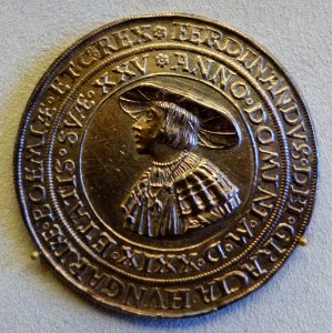 Schautaler (medaille), Ferdinand I, Holy Roman Empire, perhaps Annaberg, 1529 - Bode-Museum - DSC02688