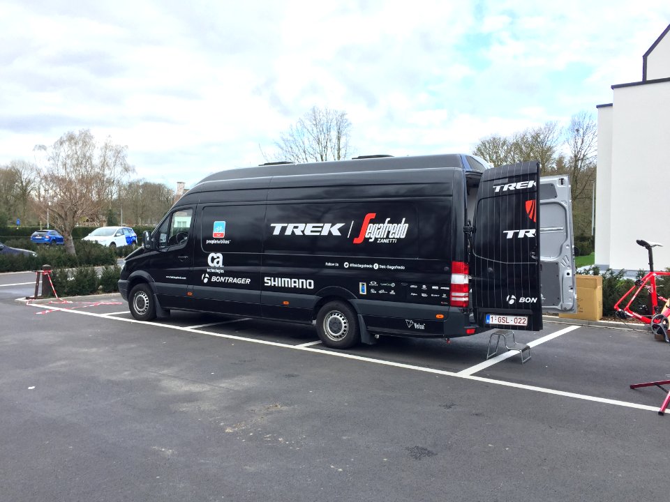 Scheldeprijs 2016 - Team Trek-Segafredo at Bruges Hotel 5