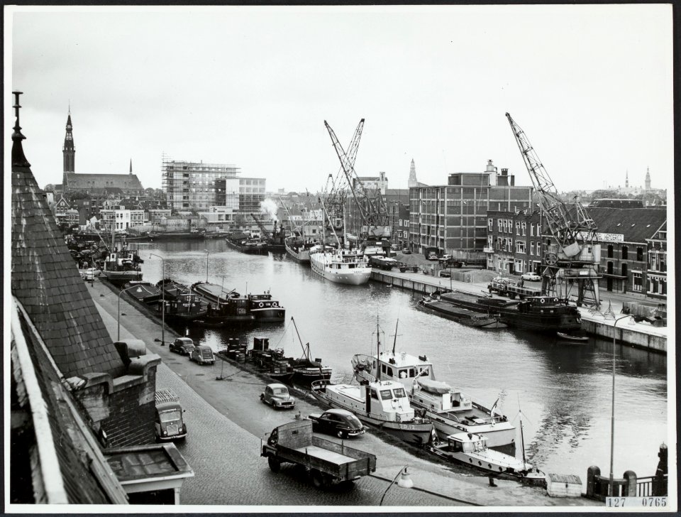 Scheepvaart, zeehavens, Bestanddeelnr 127-0765