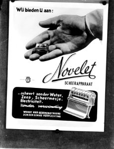 SCHEERMESJES, reclametesteksten, novelet, Bestanddeelnr 902-6635