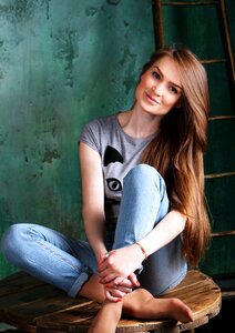 Girls beautiful hair