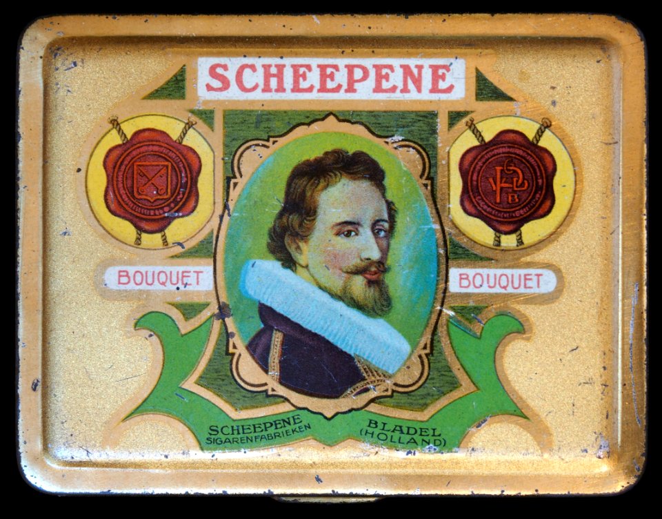 Scheepene sigarenblikje