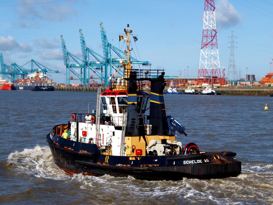 Schelde 20 IMO 9120152 at Antwerp 11March2009