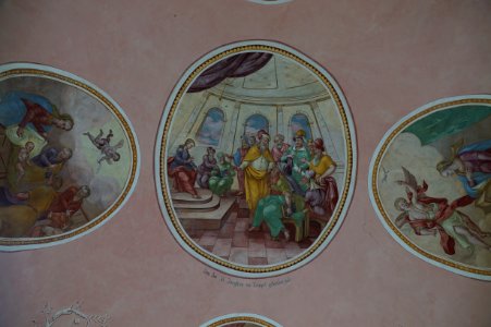 Schaan Duxkapelle Vorhalle Gewölbemalerei 2– WAF 300 J FL