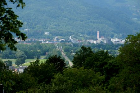 Schaan Aussicht Eisenbahnlinien und Buchs – WAF 300 J FL