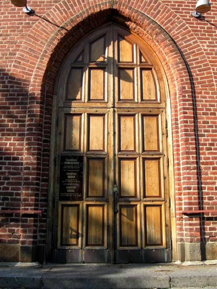 Savonlinna cathedral door