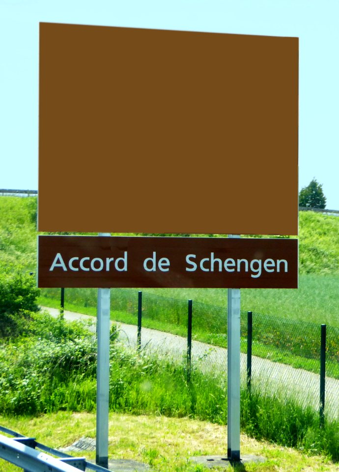 Schengen, plako pri la interkonsento, 1a