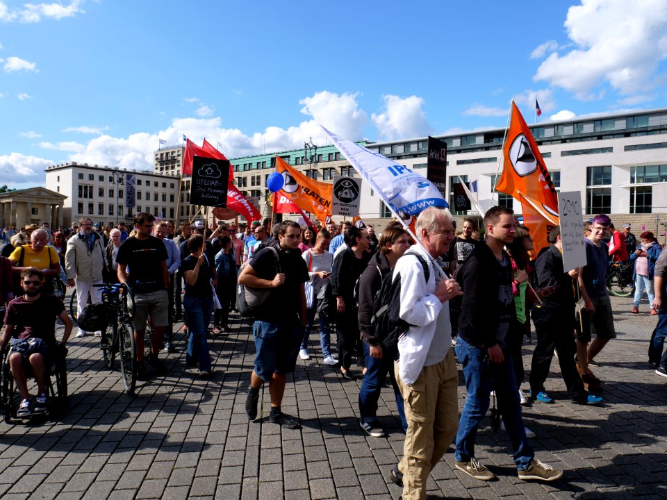 SaveYourInternet Demonstartion in Berlin 26. of August 2018 04