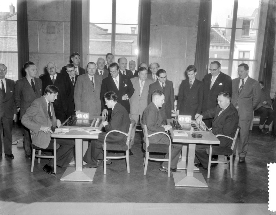Schaken Nederland tegen Duitsland in Utrecht, Bestanddeelnr 906-3368