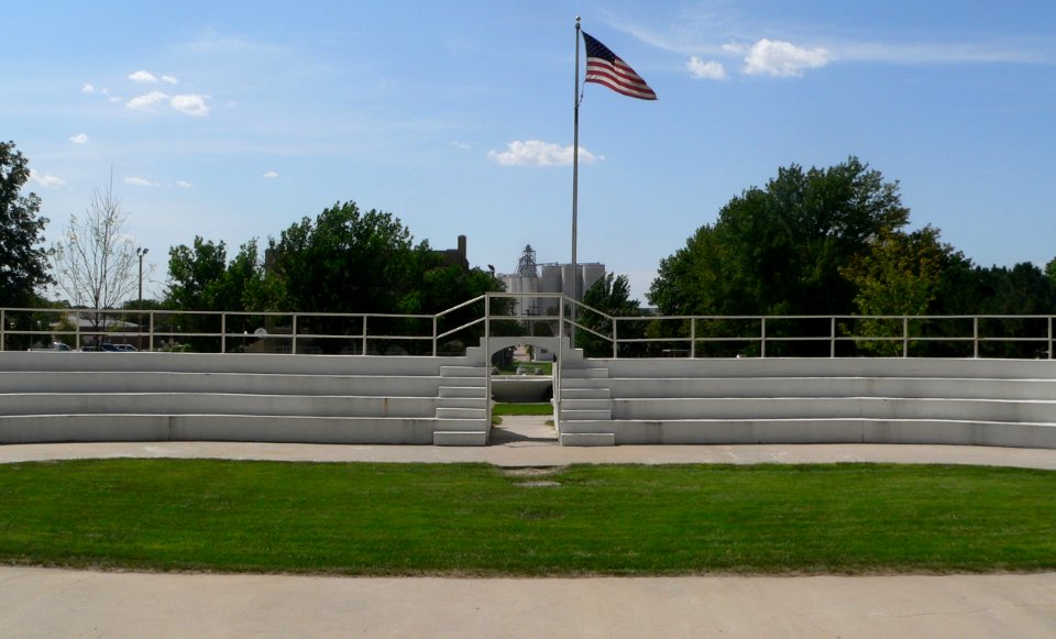 Sawhill Memorial Park (St. Francis, KS) view from bandshell 1