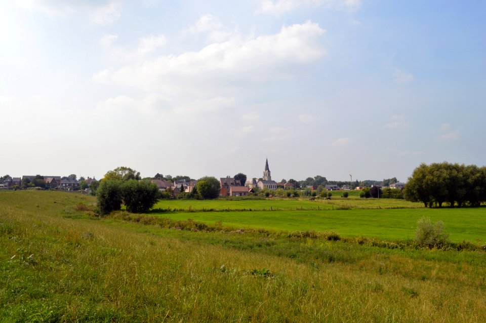 Schellebelle vanaf de winterdijk rond Wijmeers 1