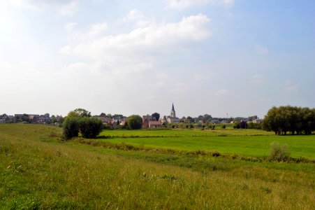 Schellebelle vanaf de winterdijk rond Wijmeers 1