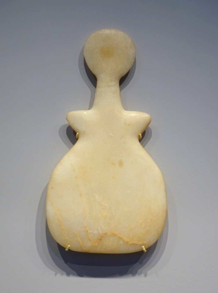 Schematic figure, Anatolian, Bronze Age, c. 2500 BC, marble - Sackler Museum - Harvard University - DSC01810