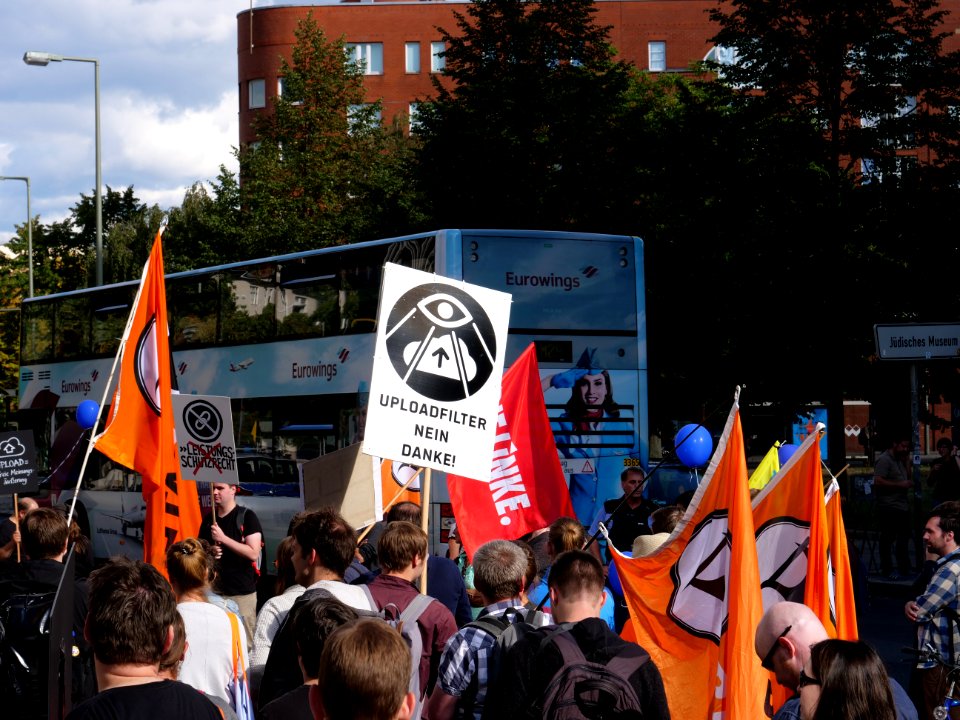 SaveYourInternet Demonstartion in Berlin 26. of August 2018 16