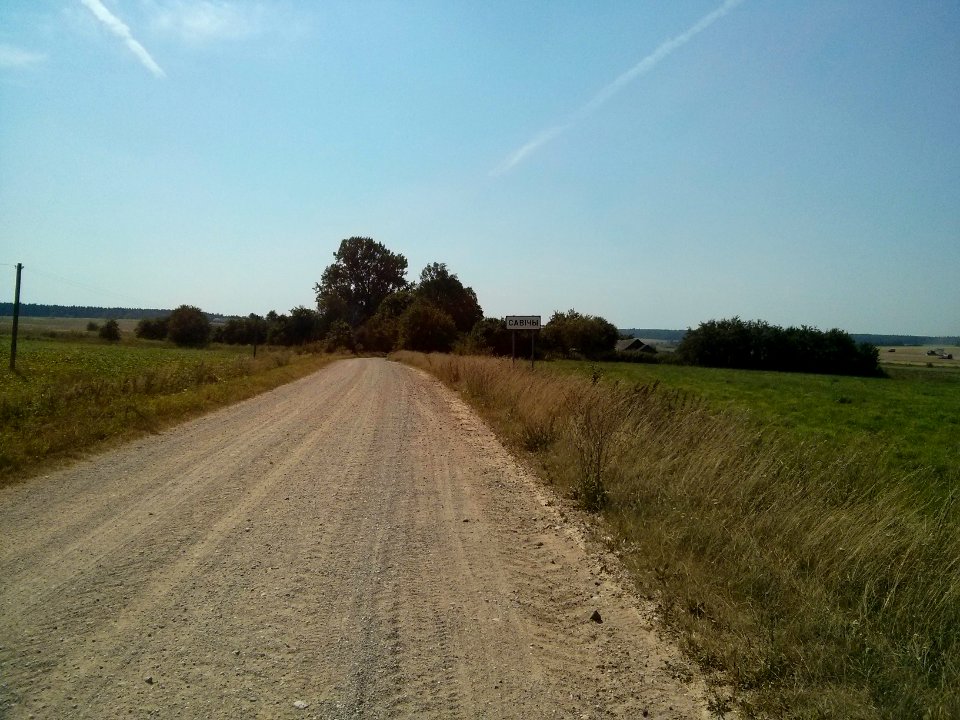 Savichy village - road to - 2014 AD