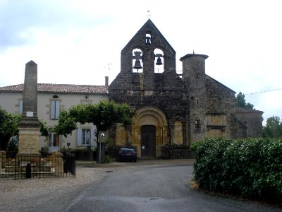 Savignac (Gironde, Fr), l'église
