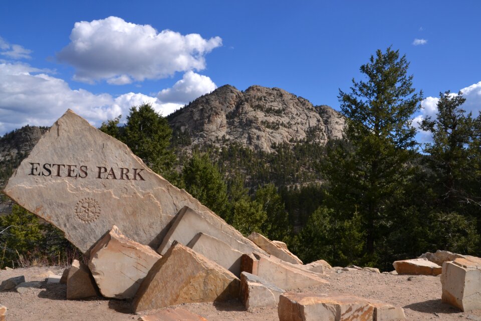 Colorado mountains landscape america photo