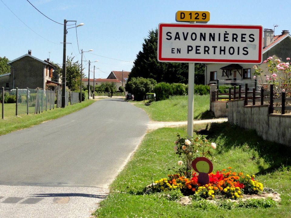 Savonnières-en-Perthois (Meuse) entrée