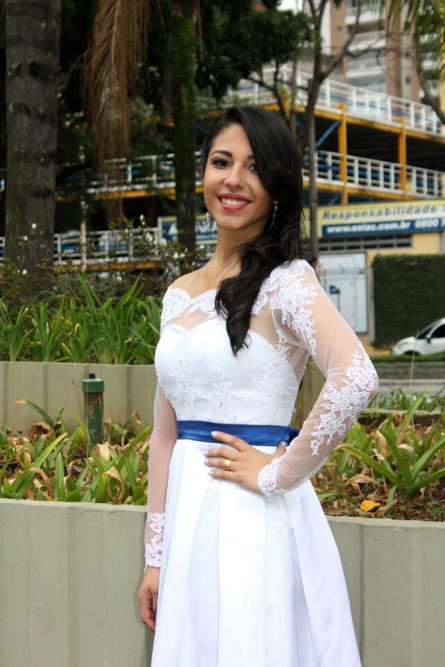 Model beautiful bride perfection