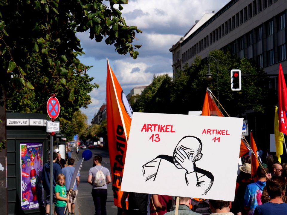 SaveYourInternet Demonstartion in Berlin 26. of August 2018 05