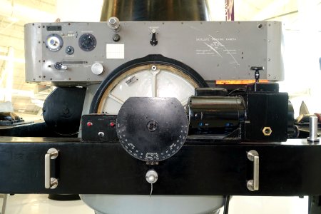 Satellite Tracking Camera, Mark II, US Air Force, Project Space Track, made by Boller & Chivens Inc, Perkin Elmer Corp, et al, 1959 - Evergreen Aviation & Space Museum - McMinnville, Oregon - DSC00865