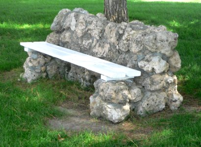 Sawhill Memorial Park (St. Francis, KS) bench 1