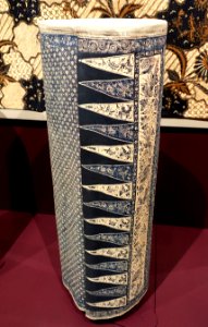 Sarung (hip wrapper) for woman of Peranakan birth, Indonesia, Java, Pekalongan, 19th century, cotton, resist-dyed - Textile Museum, George Washington University - DSC09536